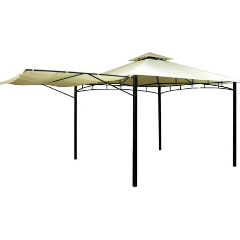 Gazebo da giardino in metallo antigua con telo 3,3x3,3 metri - biacchi ettore (1/3)