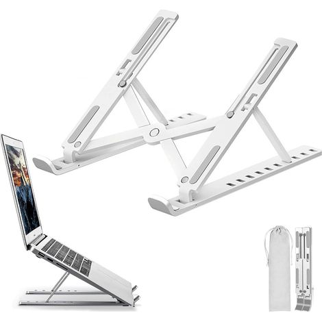 Support pour ordinateur portable ventilé compatible avec écrans de dix à dix sept pouces pour bureau et maison