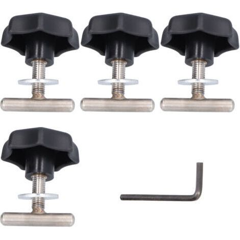 Boulons en T pour Rail de verrouillage, accessoire de remplacement adapté au Bus Multivan T5 T6, 4 pièces