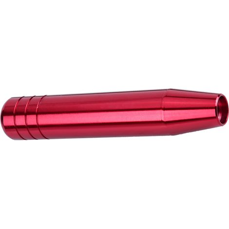 Levier de vitesse universel en alliage d'aluminium pour transmission manuelle automobile, pommeau, levier de vitesses, 18 cm, rouge. (1/5)