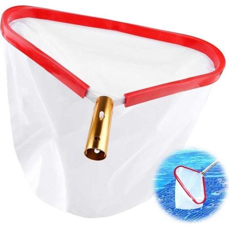 Épuisette professionnelle pour piscine, avec cadre en aluminium, épuisette de bassin, épuisette, accessoires de piscine, filet profond pour nettoyer les feuilles de piscine, les insectes (1/4)