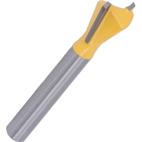 6-mm-Schwalbenschwanzfräser, Hartmetall, gelbe PTFE-Beschichtung, Holzfräser, 1/2", Präzisionsschnitt (1/5)