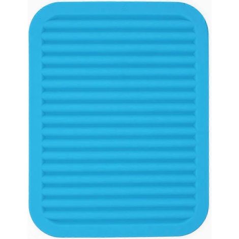 Silikon-Abtropfmatte, hitzebeständiger Untersetzer, ideal für Arbeitsplatten, Töpfe und Pfannen.