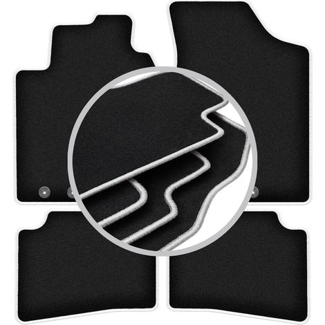 Tapis de sol Carlux argentés pour : Hyundai i30 I hatchback, break, CW (2007-2012) (1/5)