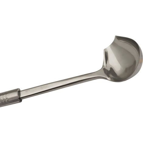 Mestolo fackelmann ovale acciaio inox 29 cm beccuccio (1/5)
