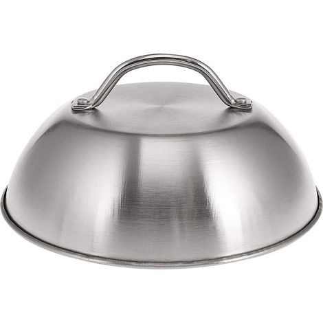 Cloche à hamburger, 22,5 cm, en acier inoxydable (1/4)