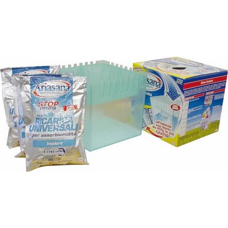 Deumidificatore Henkel Ariasana in Vaschetta con 2 Ricariche 450 Gr