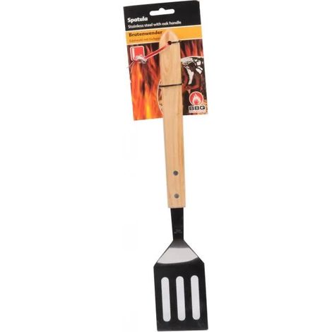 Espátula barbacoa bbq bbq grill spatula mango roble 41 cm