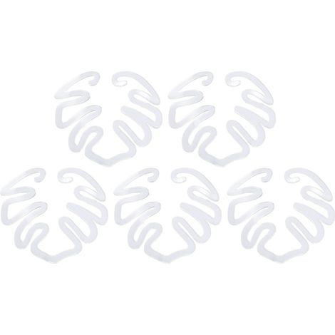 Lot de 5 pinces soutien plante acrylique esthétiques pour potager intérieur maintien tuteurage discreet croissance verticale feuilles (1/5)