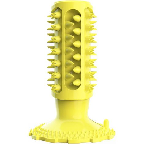 Brosse à dents pour chien avec ventouse pour nettoyage des dents, bâton molaire, jouets pour morsures de chien (1/4)