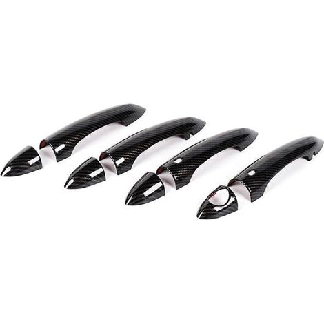 Baguettes de garniture pour poignées de porte pour la Honda Hornet 2024, accessoires extérieurs, texture fibre de carbone. (1/5)