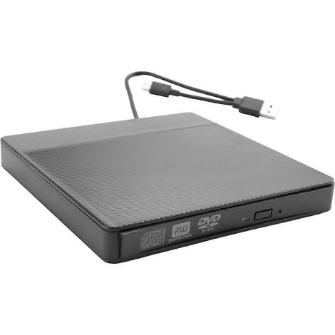 Lecteur optique externe CD-ROM, CD-RW, DVD-R, adaptateur pour graveur CD/DVD (lecteur optique non inclus) (1/5)