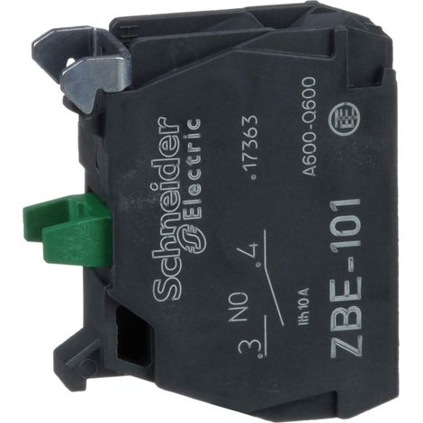 Schneider ZBE101, Elemento di Contatto Na, Nero (1/4)