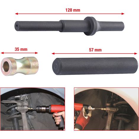 KS Tools Klemmschrauben-Austreiber-Satz, 3-tlg