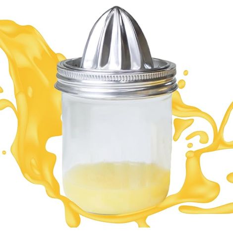 2pcs Presse-agrumes manuel - Avec couvercle - Outil d'extraction de jus portable - Extracteur de citron pour cuisine, cocktail, bar19.91014 (1/4)