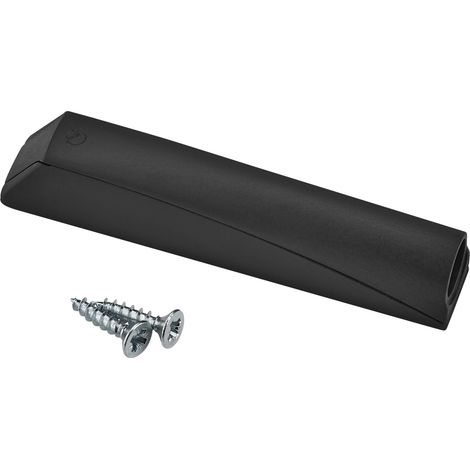 1 Stück K-Push Einbauadapter in anthrazit für Türdämpfer Push-To-Open für grifflose Möbelfronten PtO Adapter für Drucköffner Druckschnapper für grifflose Türen Möbeltürdämpfer von SOTECH (1/5)