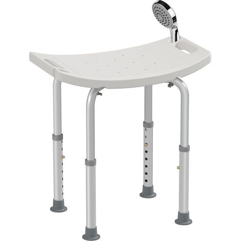 Siège de Douche Réglable Tabouret de Bain Antidérapant avec Embouts en Caoutchouc pour Salle de Bain (1/5)