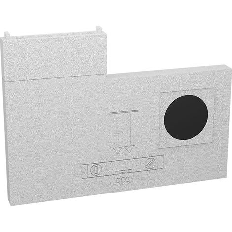 Kermi x-well Laibungselement Top DN 160, für Pendellüfter, t=60 mm - Y3502000031K