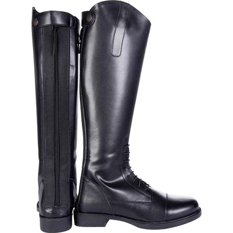 41, Noir: Botte d'équitation femme en cuir sinetique modèle New Fashion (1/4)