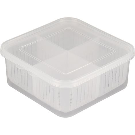 Boîte de Conservation Légumes et Fruits pour Cuisine, Stockage Oignon Ail (1/5)