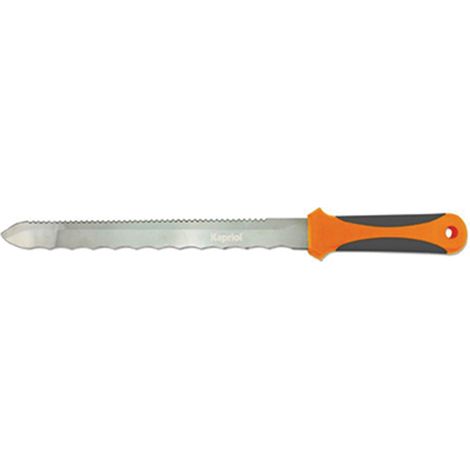 COLTELLO BILAMA PROFESSIONALE TAGLIO MATERIALI ISOLANTI ACCIAIO 28cm KAPRIOL