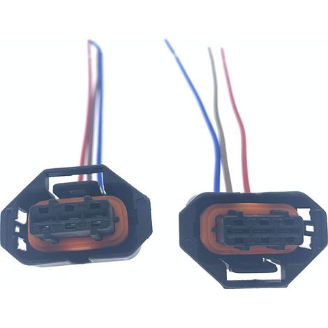 Der JB1187-3P ist ein Stecker für die Düsenstecker der Bosch-Dosiereinheit sowie für die Anschlüsse des Nockenwellen-Rail-Drucksensors und des Ansaugöldrucksensors.