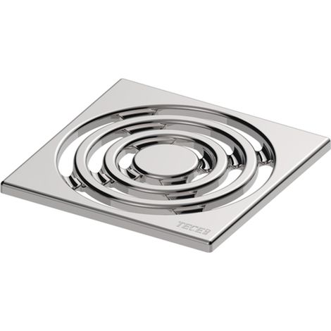 TECEdrainpoint S Grille design, acier inoxydable, 100x100mm,