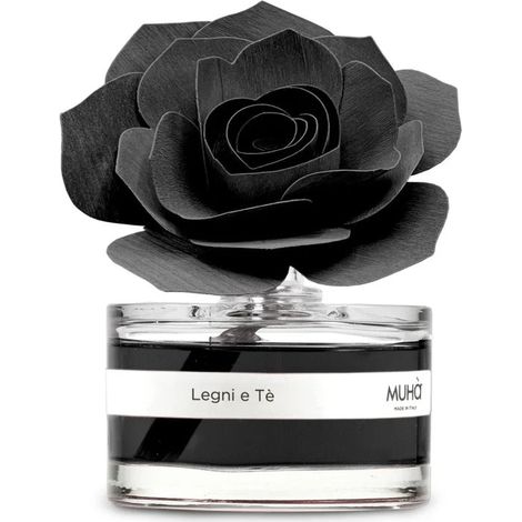 Muhà Profumatore Diffuser Rosa Nera Bomboniera Legni e Tè 50Ml (1/2)