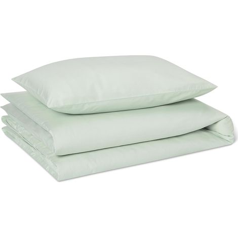 Set Literie Enfant 100% Coton Biologique, Housse de Couette Réversible 100 x 135 cm (1/5)