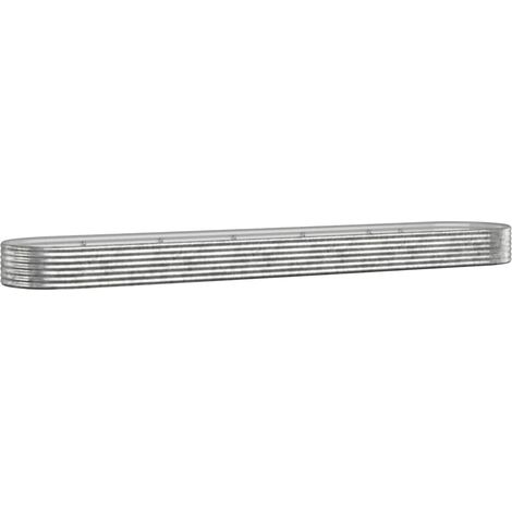 Maison Exclusive - Hochbeet Verzinkter Stahl 507x100x36 cm Silber (1/5)