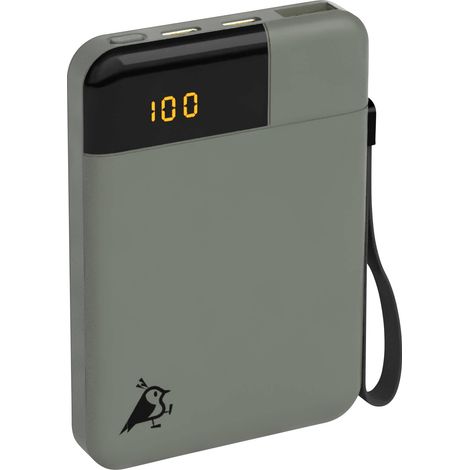 Aqiila Powerbird B5M Powerbank (batterie supplémentaire) 5000 mAh LiPo USB-A, USB-C® vert mousse (1/5)