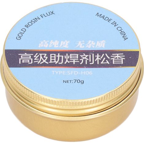 Pâte à souder haute pureté 70g, flux de soudure colophane pour maintenance et réparation électronique (1/5)