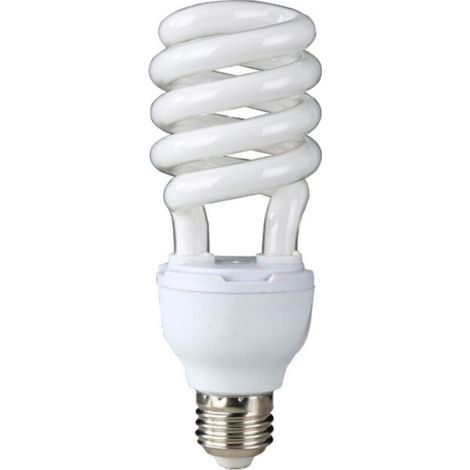 Lampadina a spirale a risparmio energetico (spirale, E27, colore bianco, 6500K, bianco, 45W) [Classe energetica A] (1/3)