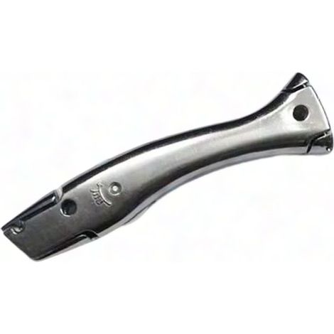 Couteau de découpe PVC Dolphin Manche en aluminium alliage lame robuste pour sol vinyle outil professionnel coupe moquette et linoléum usage intensif (1/3)