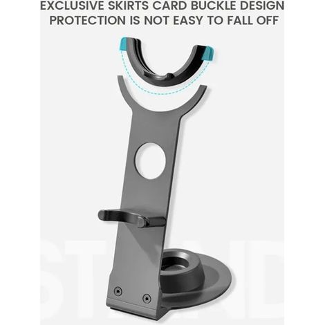 Convient au Support de SèChe-Cheveux Laifen Dreame, éTagèRe de Rangement Verticale Anti-Rayures pour SèChe-Cheveux de Salle de Bain (1/4)