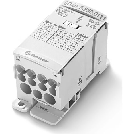 Morsetti di distribuzione salvaspazio 125a finder  9d0151250206