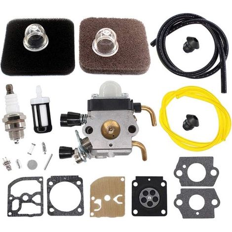 Vergaser-Set – Passend für Stihl FS85, FS75, FS80, KM85, HS75, HS80, HS85, mit Luftfilter und Zündkerze (1/5)