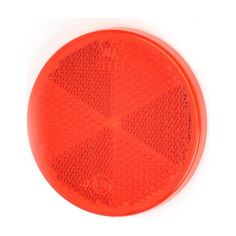 CATADIOPTRE ADHESIF ROND ROUGE 61MM (1/3)