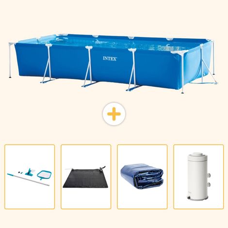 Intex Piscine Tubulaire Rectangulaire - 450x220x84 cm - 5-pièces S61 (1/5)