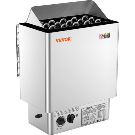 Poêle de Sauna Électrique Portable Inox - 8 kW - 400 V 3 N (1/5)