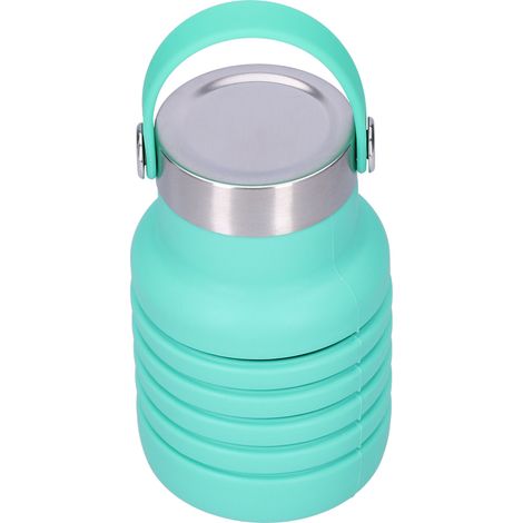 500-ml-Faltwasserflasche, ausziehbarer Becher, tragbare Wasserflasche für Reisen und Outdoor-Sportarten (1/5)