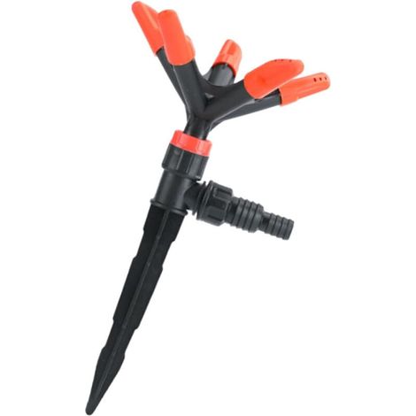 Arroseur rotatif automatique pour jardin et pelouse, arroseur à 360 degrés, buses réglables, pulvérisateur robuste pour une irrigation efficace. (1/2)