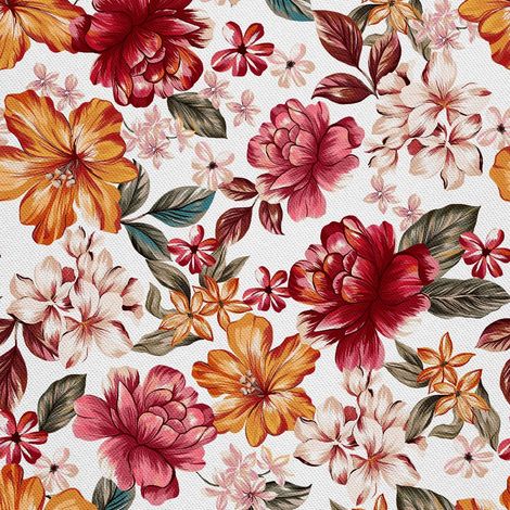 Tela Oxford decorativa para exteriores - Motivo floral primaveral 3 I DX721 (1/5)