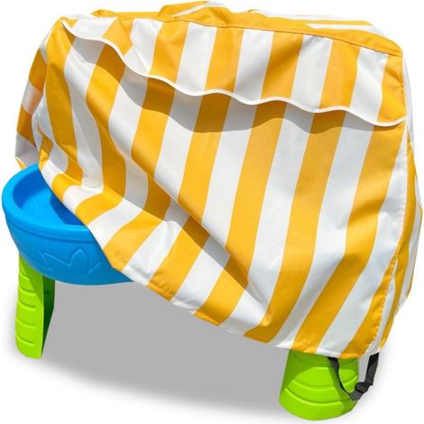 Housse étanche pour table d'eau extérieure, protection anti-poussière pour jouets enfants, couleur jaune, 94×56×65 cm (1/5)