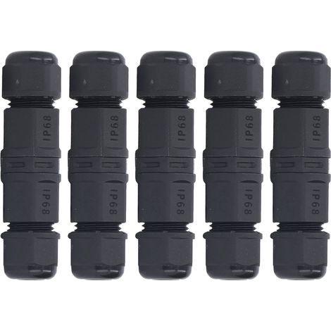 Connecteur de câble étanche IP68, 5 pièces, 380V, 16a, connecteurs électriques extérieurs pour équipement industriel (1/5)