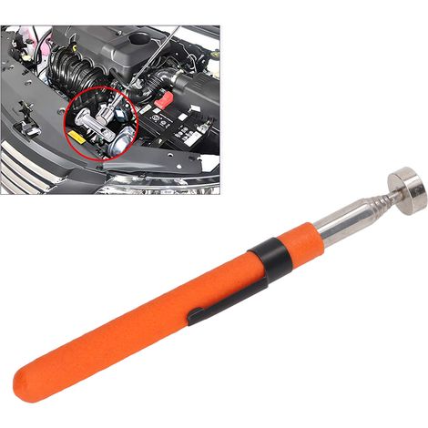 Teleskop-Magnetheber, ausziehbarer Magnetstab mit Taschenclip, 3,6 kg (1/5)
