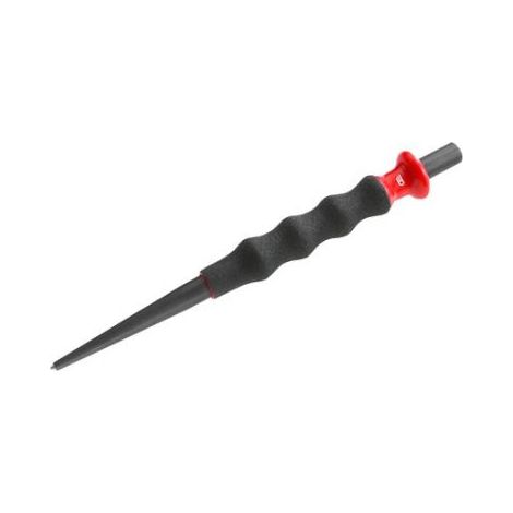 Facom – Pointeau gainé diamètre 6 mm – Longueur 185 mm – Tête traitée 36-44 HRc – Pointe traitée 57-60 HRc – Pour métal et bois dur