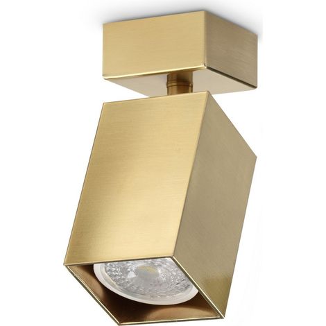 Ideal Lux DYNAMITE Spot carré simple en laiton 1x GU10 (1/2)