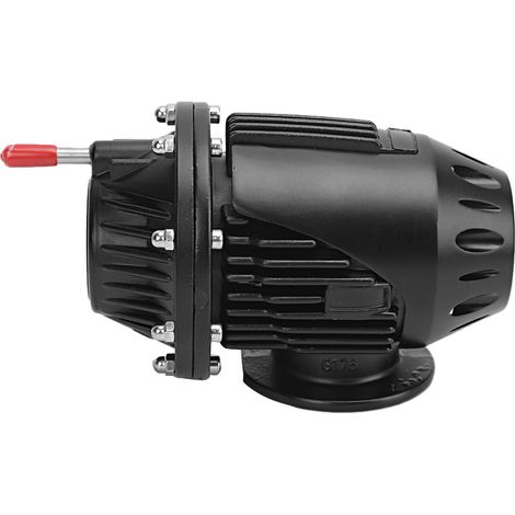 Pièce de rechange automobile universelle en aluminium pour soupape de décharge de turbocompresseur (BOV), noire. (1/5)