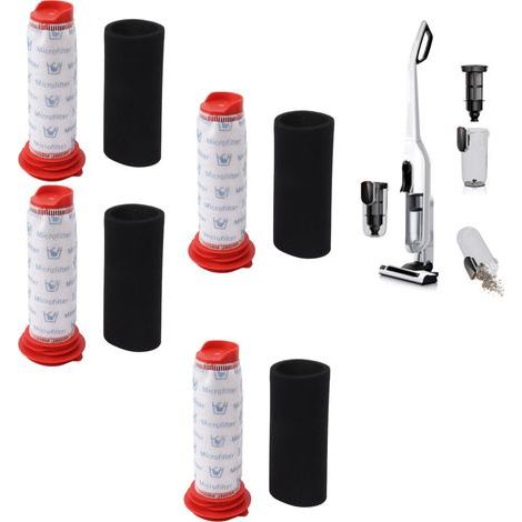 Confezione da 4 filtri di ricambio per aspirapolvere senza fili Bosch 754176 754175 BCH6 (1/5)